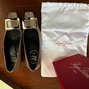 Roger Vivier Belle Vivier Decolleté 45 pumps Dip Daino Sz 36